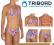 -50% strój kąpielowy TRIBORD dwuczęściowy r 98 4 l