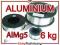 Drut do aluminium 0.8 aluminiowy 6kg duża szpula