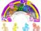 MLP A0638 @@@ TĘCZOWA KOLEKCJA @@@ 7kucyków brokat