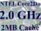 INTEL CORE 2 DUO T6400 2.0GHz FSB 800MHz 2MB cache