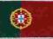 Naszywka Flaga PORTUGALII - PORTUGALIA - Z KLEJEM!