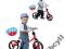 SMART TRIKE rowerek biegowy czerwony -POLECAM!!