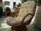 Piękny fotel bujano-obracany rattanowy/ratan!!