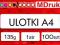 ULOTKI format A4 100szt 1str kolor 24h