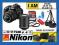 NIKON D3100 +18-55 VR +55-200 12 ELEMENTÓW NOWOŚĆ