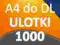 ULOTKI A4 SKŁADANE na trzy do DL 1000 szt -offset-