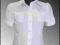 BIAŁA BLUZKA kosz. kr rękaw rozm.od 128-158 tu 146