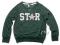 NEXT Bluza zielona gwiazdki STAR ściagacze 173