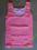 3-pak Girls Vests PODKOSZULKI pink 6-7 lat PRIMARK