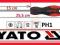 Wkrętak krzyżakowy PH1x150 YATO YT-2774