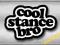 COOL STANCE BRO - naklejka STICKERBOMB - 10cm