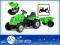 Smoby Zielony Traktor GM BULL z Przyczepą 033329