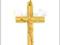 ZŁOTY KRZYŻYK NA KOMUNIE CHRZEST PR.585 - EJUBILER