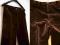 WELUR spodnie eleganckie brązowe vintage klasycz L