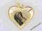 Złoty medalik serce Matka Boska Grawer 333 / 8K