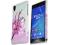 w2 kwiaty etui GEL Sony Xperia Z2 L50W + folia