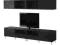 IKEA BESTA Szafka pod TV czarnybrąz  240x48 cm