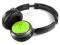 MusicMan Basshead green MP3 stereo headphones