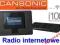 Scansonic I100 WiFi radio internetowe pilot budzik