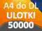 ULOTKI A4 SKŁADANE do DL 50000 szt -Wysoka jakość-