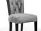 Krzesło Szare Tkanina i12375