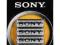 SONY Bateria R6 (4szt blister)