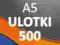 Ulotki A5 500 szt. --Dostawa 0 zł - PREMIUM 170g