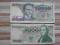 Banknoty 2 szt. 5000, 10 000 zł  Seria W Super
