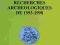 Recherches archeologiques de 1993-1998