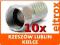 WTYK ZŁĄCZE F 7,2MM USZCZELKA GUMOWA 10 SZTUK 2235