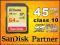 64GB SANDISK SD SDXC EXTREME HD 45MB/S CLASS 10 FV