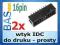 Gniazdo _ wtyk IDC do druku _ proste _ 16pin _2szt