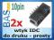 Gniazdo _ wtyk IDC do druku _ proste _ 10pin _2szt