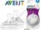 AVENT Smoczek Natural 3m+ ŚREDNI 3 DZIURKI 2 szt