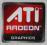 Naklejka ATI RADEON GRAPHICS  Oryginał 16x15mm