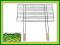 CHROMOWANY RUSZT DO BUDOWY GRILLA grill 58x30cm