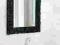 LUSTRO EKSKLUZYWNE POMPEA RECTANGLE BLACK 65X80