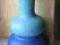 Ceramiczny niebieski wazon