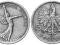 Polska - Próba - 5 Złotych 1927 - NIKE - SREBRO