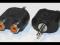 AG0 NOWY REDUKTOR MINIJACK - 2XRCA (CHINCH) M/F !!