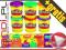 neonowa CIASTOLINA PlayDoh 4x Tuby +2xGRATIS 23566