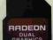 Naklejka Radeon Dual Graphics Oryginał  13x16mm