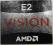 Naklejka Amd Vision E2  19.5x16.5mm