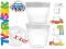 POJEMNIKI do PRZECHOWYWANIA POKARMU matki 4x180ml
