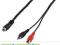 KABEL GN RCA - 2xRCA WT 0.2m AUDIO FV W-WA