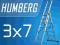 DRABINA ALUMINIOWA HUMBERG 3x7 - OPCJA MALARSKA