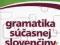 Gramatyka współczesnego j. słowackiego Gramatika