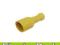 Konektor żeński izolowany 6.3mm żółty 10szt.