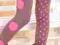 Legginsy zwariowane w GROSZKI GROCHY 98-104