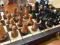 Drewniana szachownica, wraz z figurami, 47cmx47cm